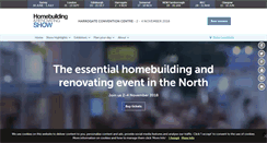 Desktop Screenshot of harrogate.homebuildingshow.co.uk
